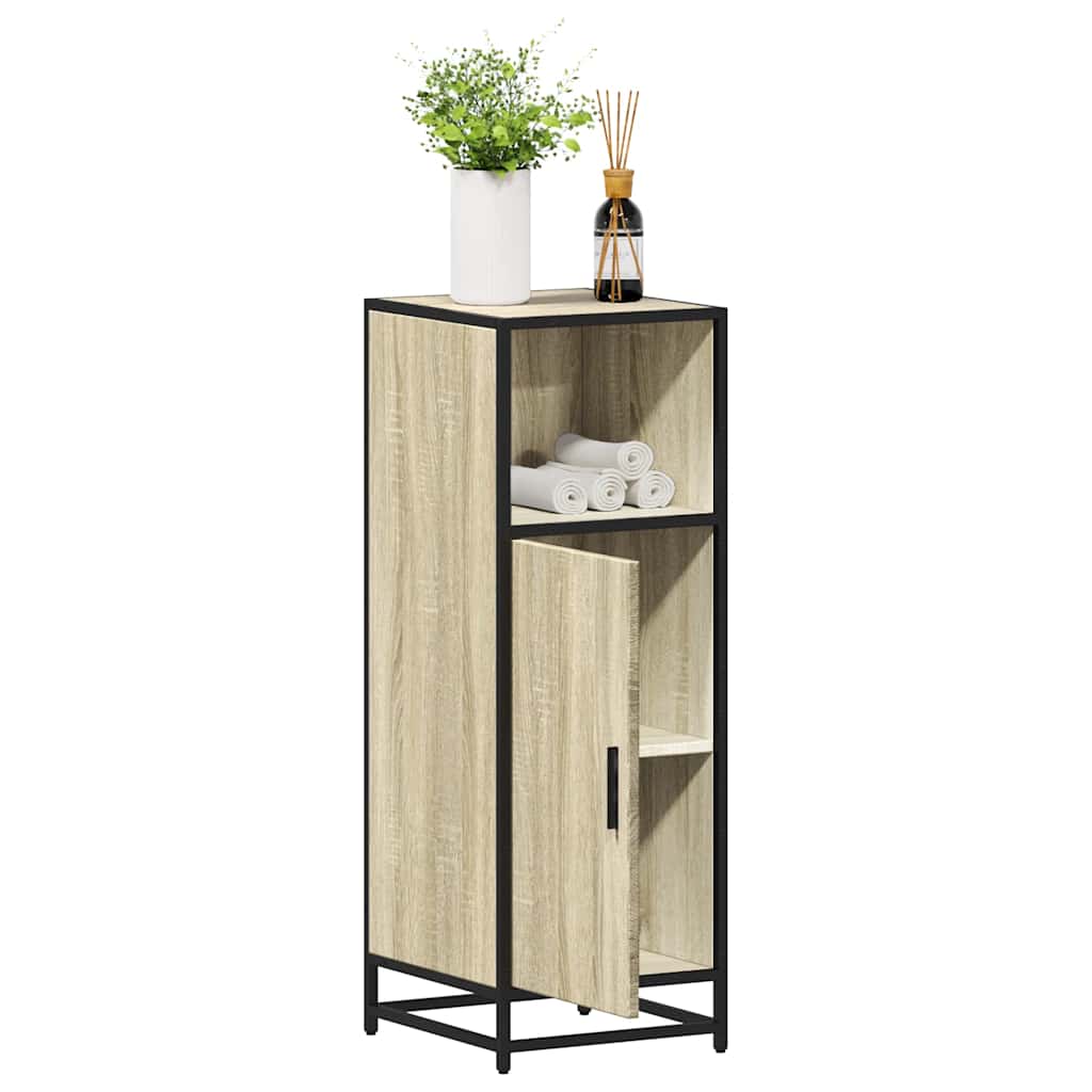 Bathroom Cabinet Sonoma Oak 35x37,5x100 cm Engineered Wood