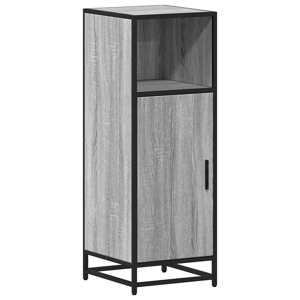 Bathroom Cabinet Grey Sonoma 35x37,5x100 cm Engineered Wood