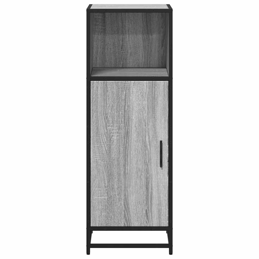 Bathroom Cabinet Grey Sonoma 35x37,5x100 cm Engineered Wood