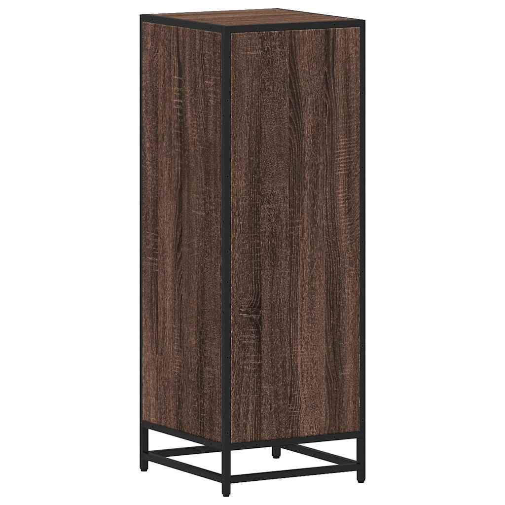 Bathroom Cabinet Brown Oak 35x37,5x100 cm Engineered Wood