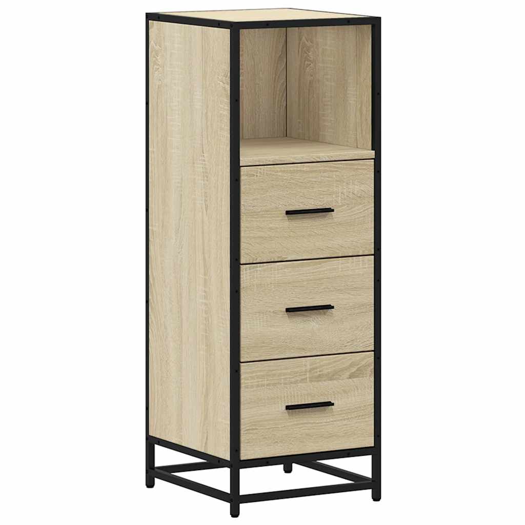 Bathroom Cabinet Sonoma Oak 35x37,5x100 cm Engineered Wood