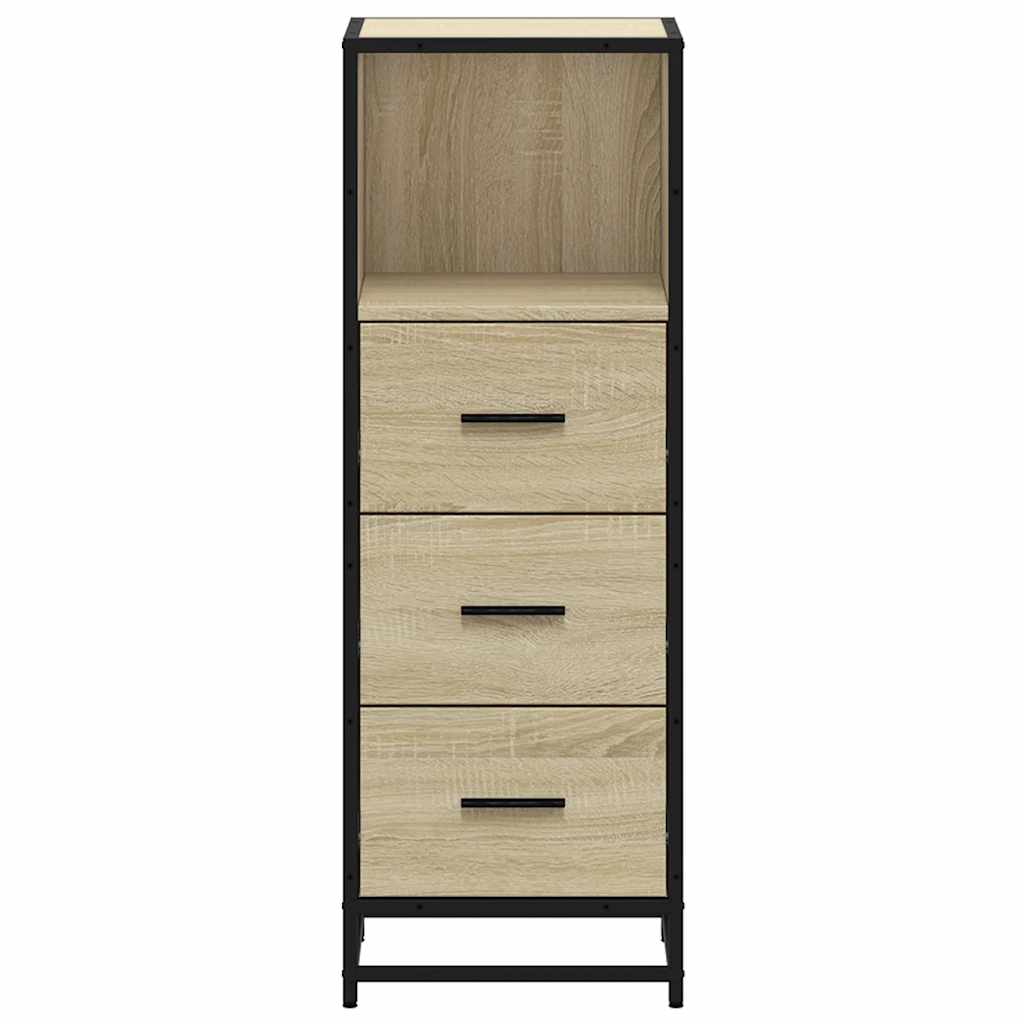 Bathroom Cabinet Sonoma Oak 35x37,5x100 cm Engineered Wood