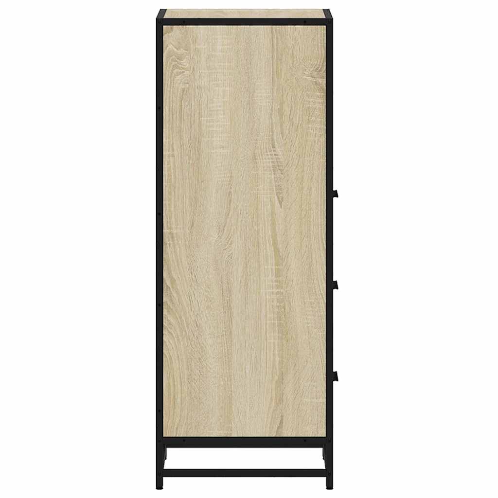 Bathroom Cabinet Sonoma Oak 35x37,5x100 cm Engineered Wood