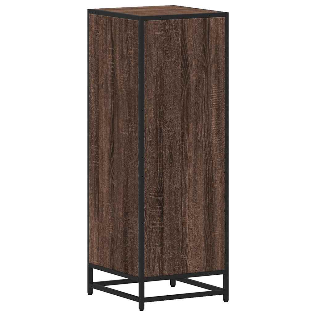 Bathroom Cabinet Brown Oak 35x37,5x100 cm Engineered Wood