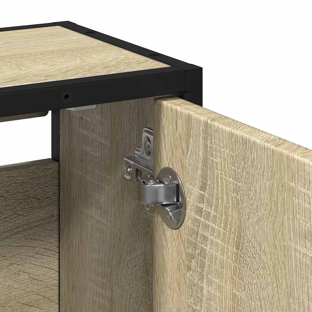 vidaXL Bathroom Mirror Cabinet Sonoma Oak 65x20x60 cm Engineered Wood