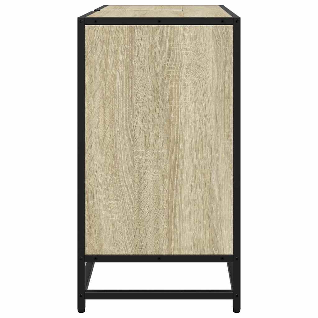 Bathroom Sink Cabinet Sonoma Oak 65x33x60 cm Engineered Wood