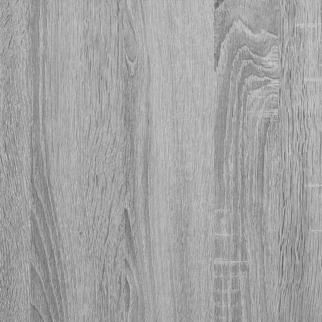 vidaXL Wardrobe Grey Sonoma 90x50x180 cm Engineered Wood