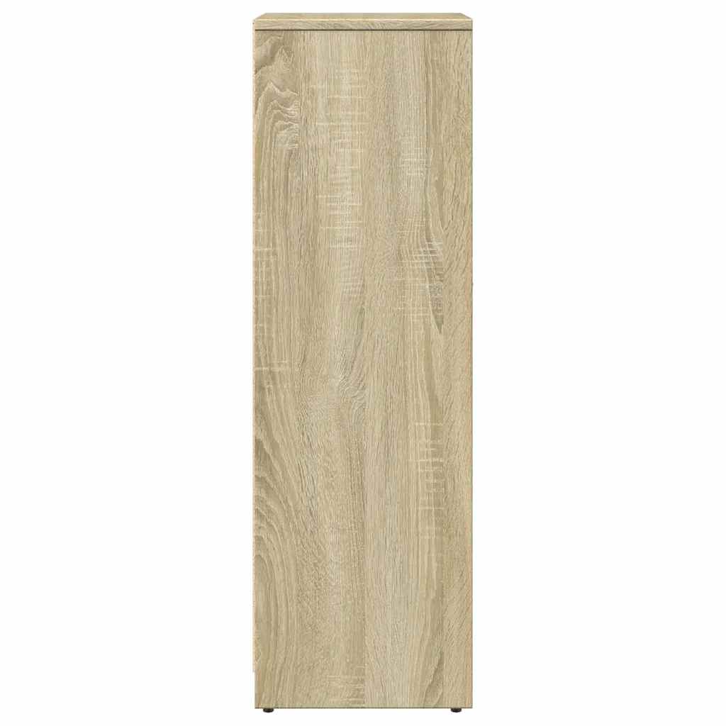 Bathroom Cabinet Sonoma Oak 30x30x95 cm Engineered Wood