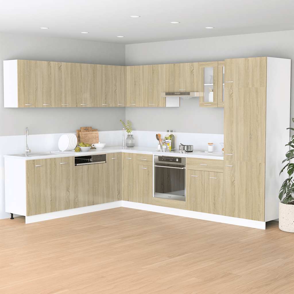 Oven Cabinet Sonoma Oak 60x46x81,5 cm Engineered Wood