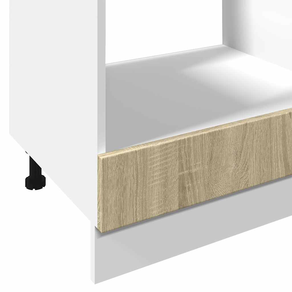 Oven Cabinet Sonoma Oak 60x46x81,5 cm Engineered Wood