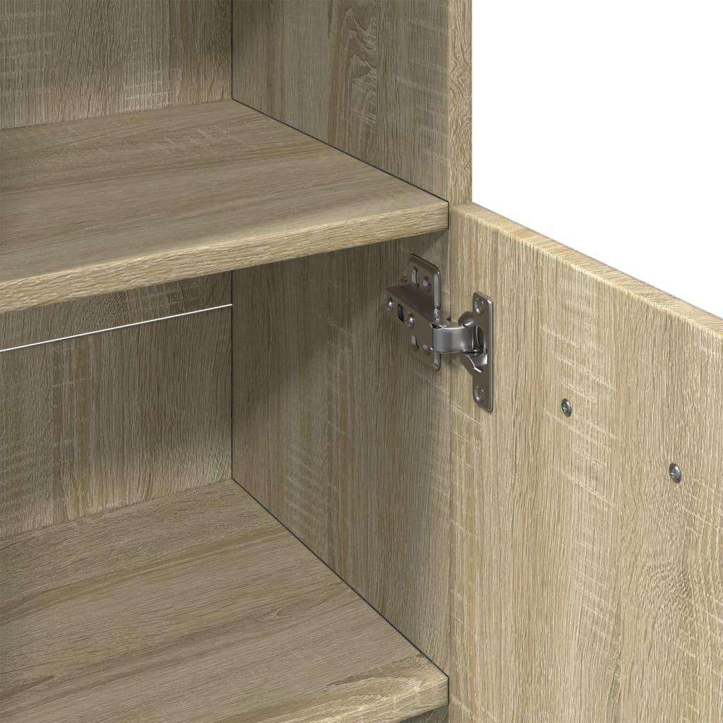 Bathroom Cabinet Sonoma Oak 30,5x30x95 cm Engineered Wood
