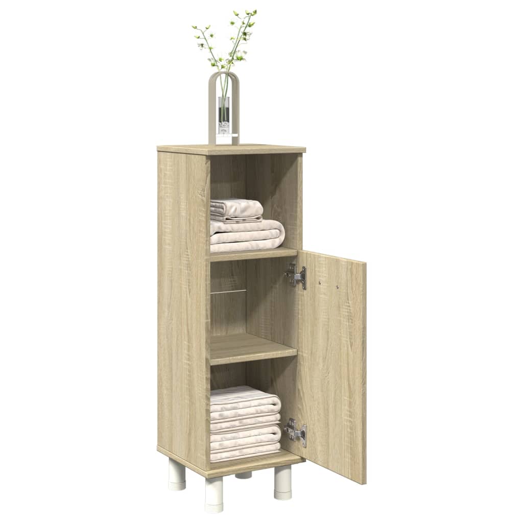 Bathroom Cabinet Sonoma Oak 30,5x30x95 cm Engineered Wood