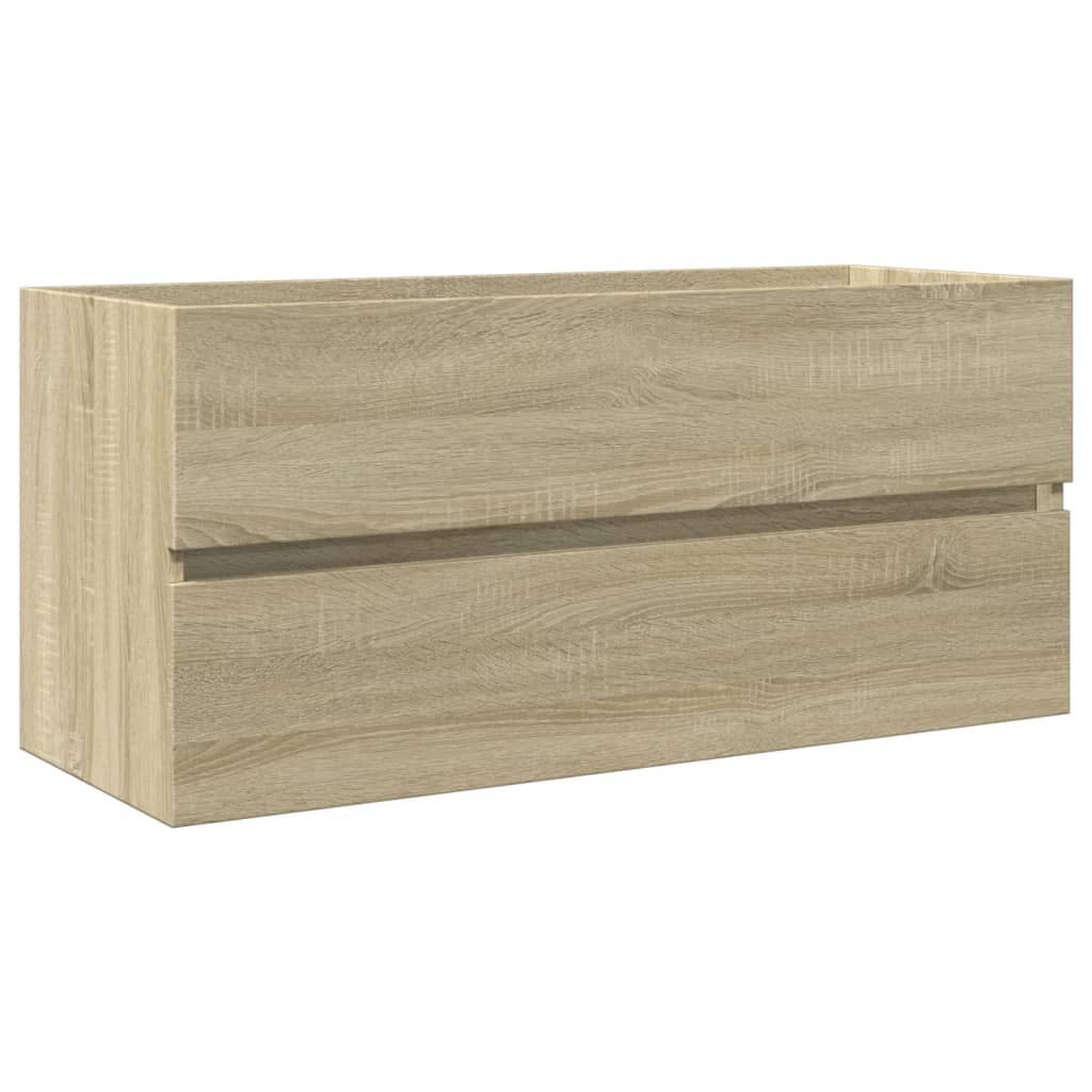 Bathroom Sink Cabinet Sonoma Oak 100x38,5x45 cm Engineered Wood