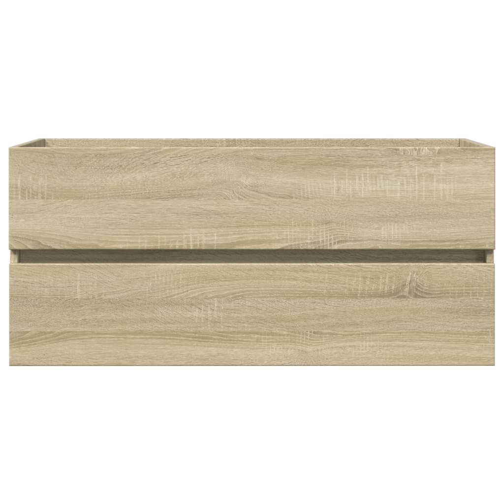 Bathroom Sink Cabinet Sonoma Oak 100x38,5x45 cm Engineered Wood