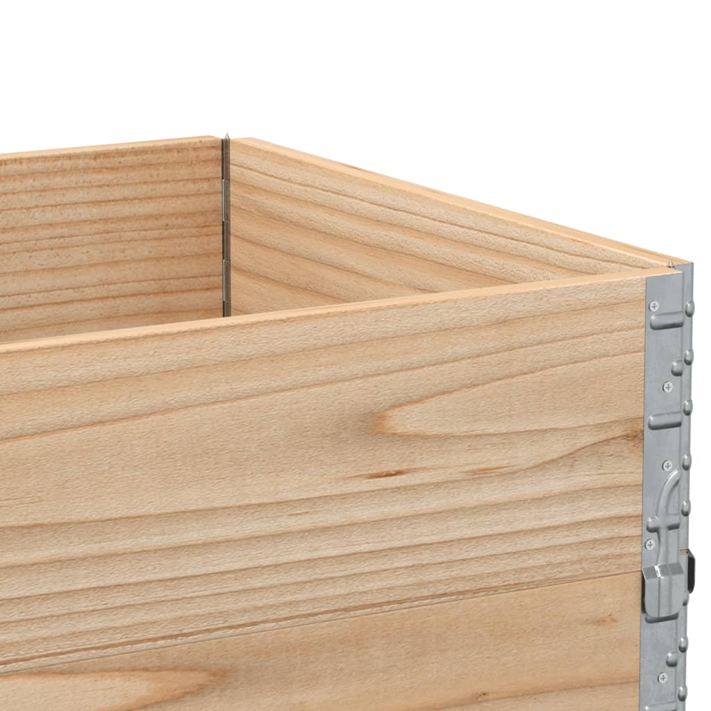 Pallet Collars 3 pcs 80x60 cm Solid Wood Pine
