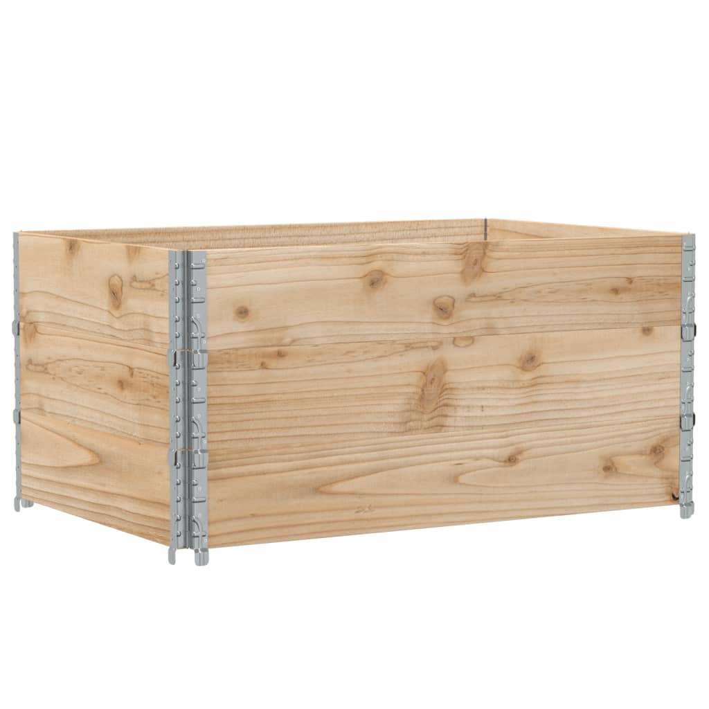 Pallet Collars 3 pcs 120x80 cm Solid Wood Pine