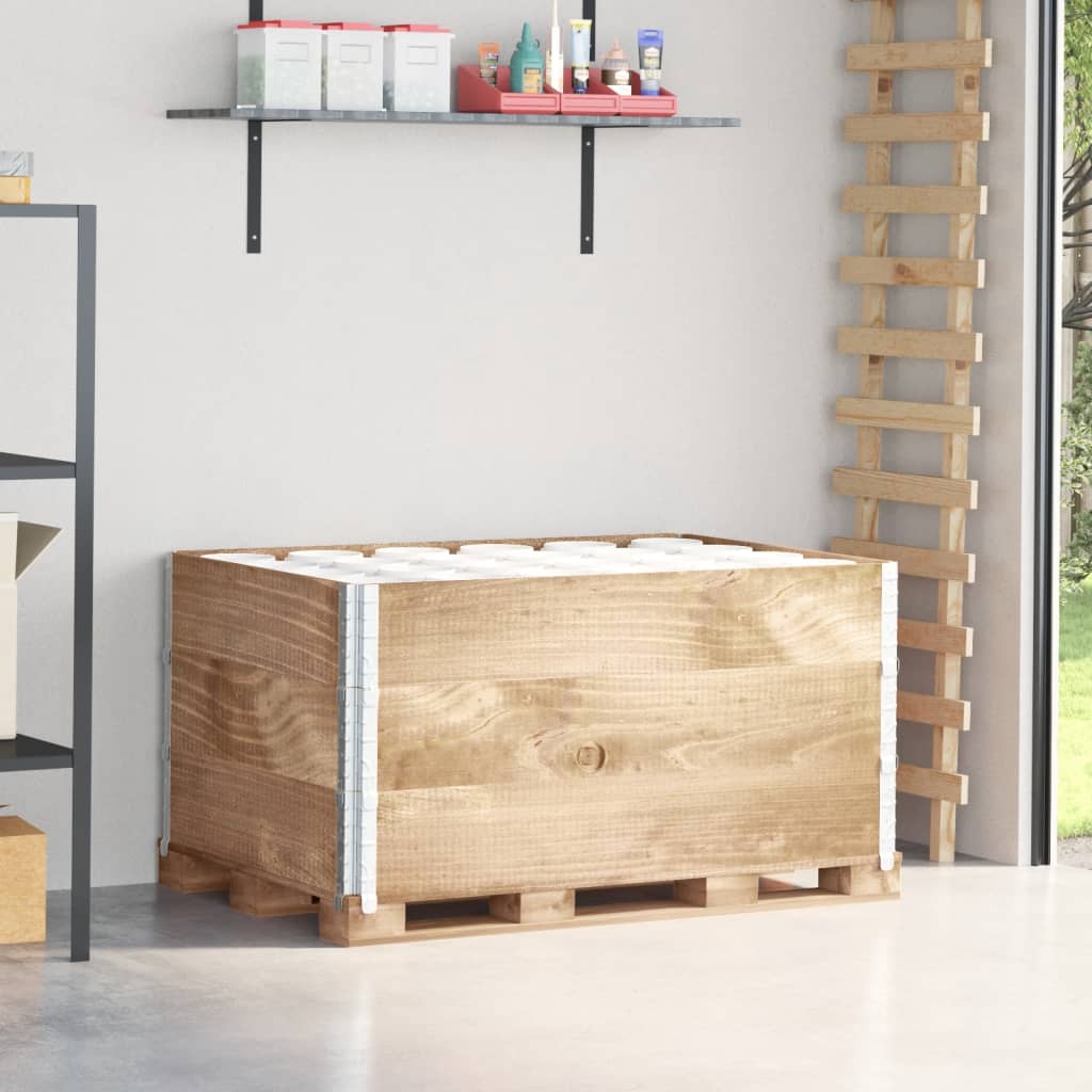 Pallet Collars 3 pcs 120x80 cm Solid Wood Pine
