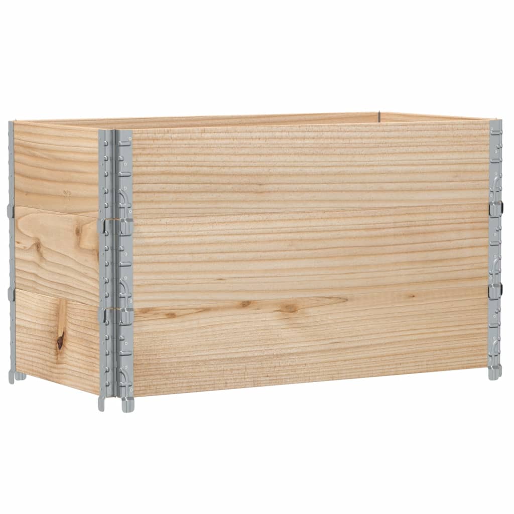 Pallet Collars 3 pcs 100x50 cm Solid Wood Pine