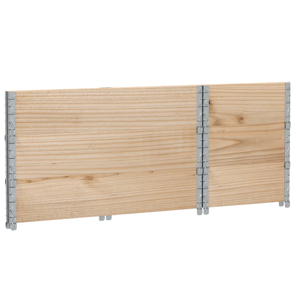 Pallet Collars 3 pcs 100x50 cm Solid Wood Pine