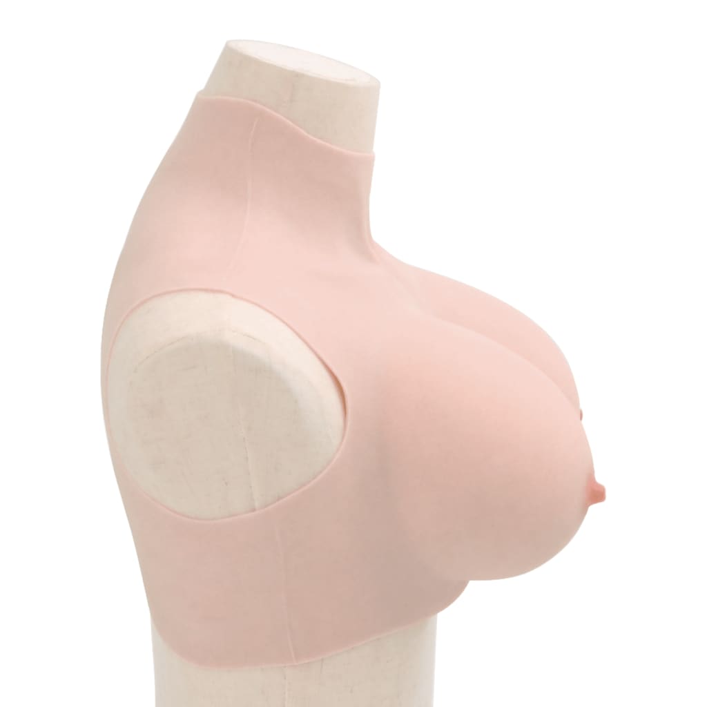Silicone Breastplate Caucasian H Cup