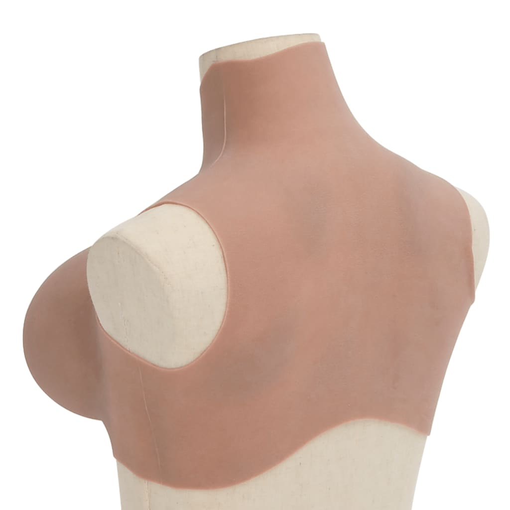 Silicone Breastplate Tan H Cup