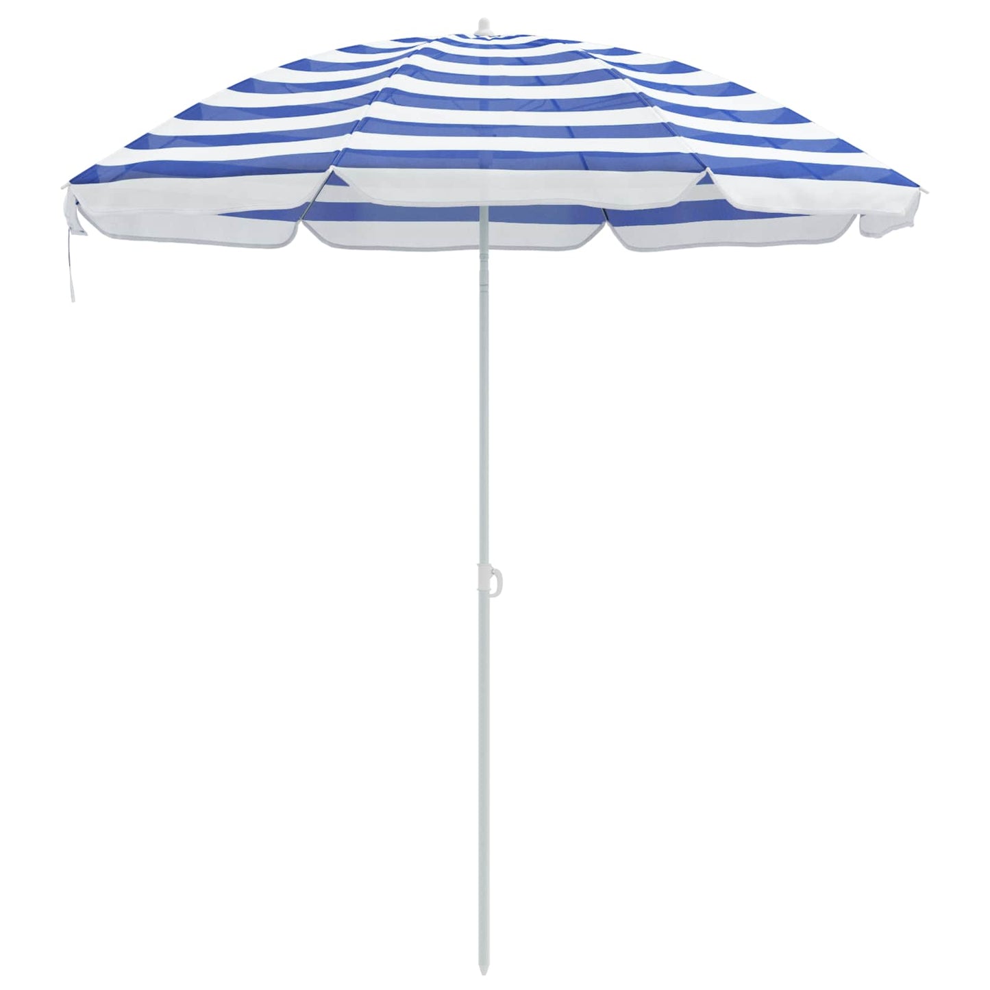 Garden Parasol 170T Polyester Blue and White