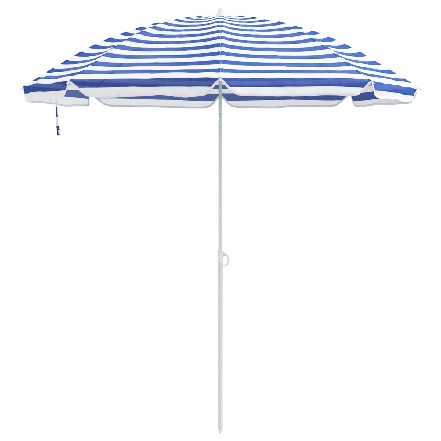 Garden Parasol 263 x 263 x 272 cm 170T Polyester Blue and White