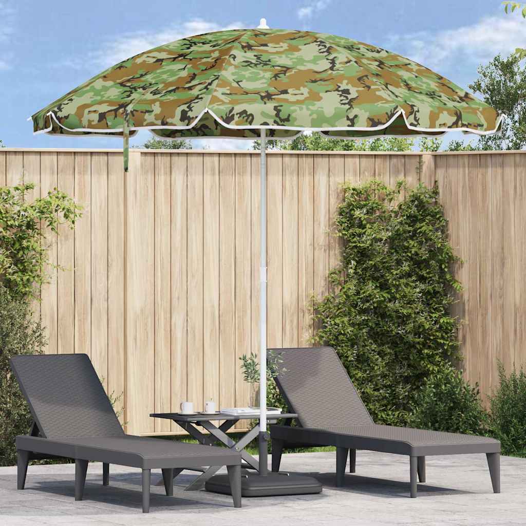 Garden Parasol 263 x 263 x 272 cm 170T Polyester Camouflage