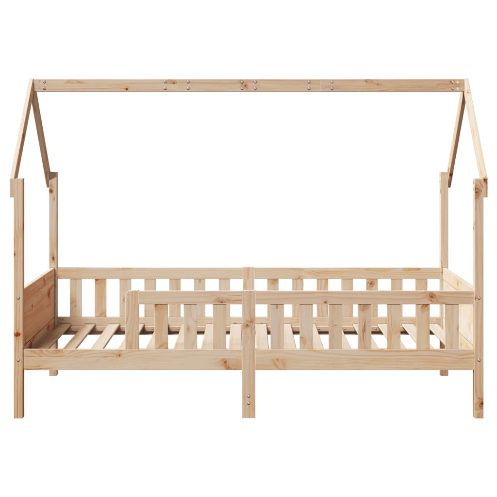 vidaXL Kids' House Bed Frame without Mattress 90x190 cm Single Pine