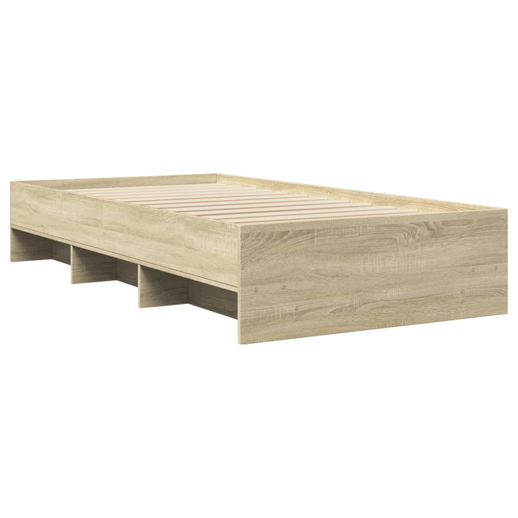 Bed Frame | Sonoma Oak | Engineered Wood | Single | Modern Bed Frame
