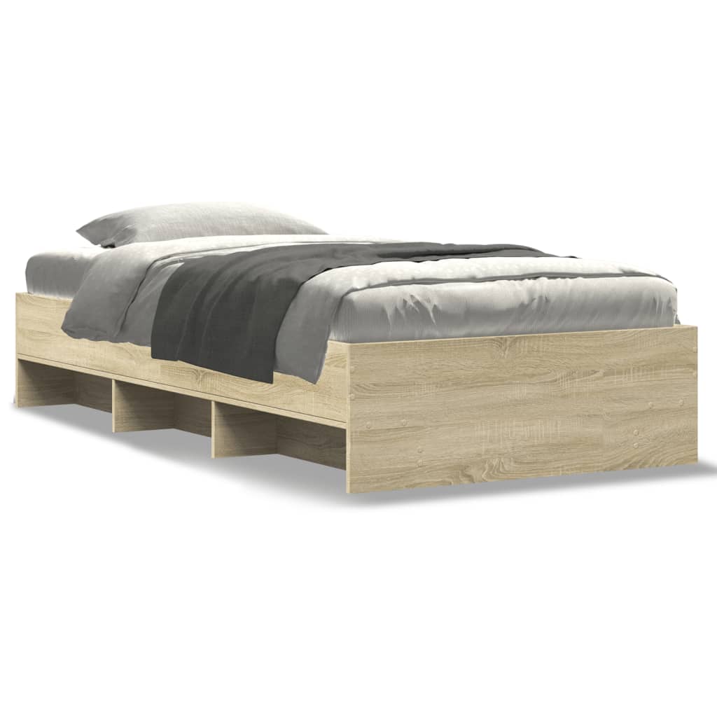 Bed Frame | Sonoma Oak | Engineered wood | Single | Modern | Bed Frame