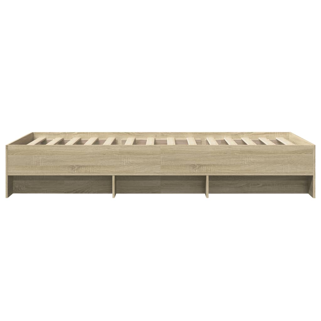 Bed Frame | Sonoma Oak | Engineered wood | Single | Modern | Bed Frame