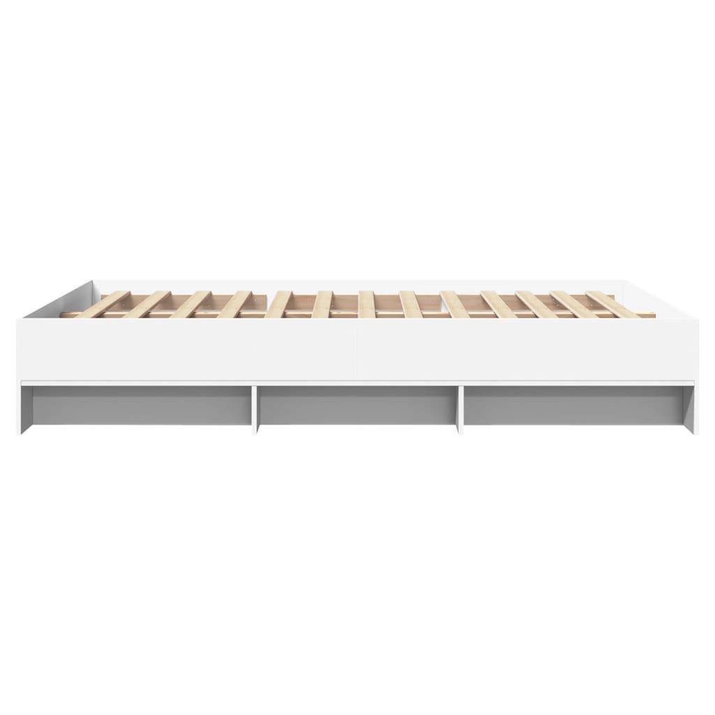 Bed Frame | White | Engineered wood, Plywood | Double | Bed Frame