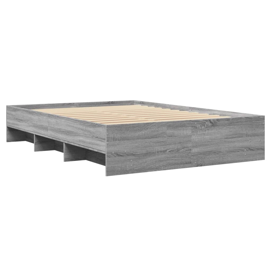 Bed Frame | Grey Sonoma | Engineered wood | Small Double | Bed Frame