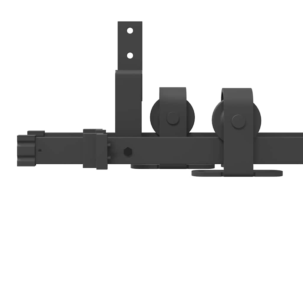 Sliding Door Hardware Kit 152,5 cm Steel Black