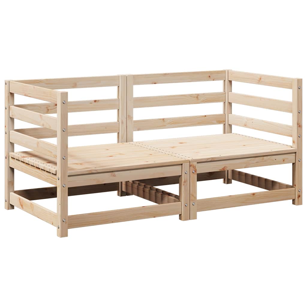 Garden Sofa Set | Natural Pine | Solid Pine Wood | Medium | Modular