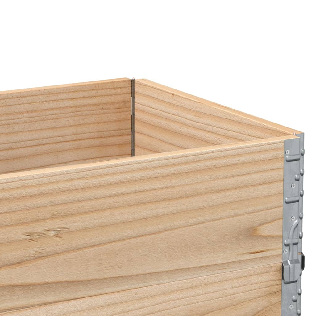 Pallet Collars 2 pcs 100x50 cm Solid Wood Pine