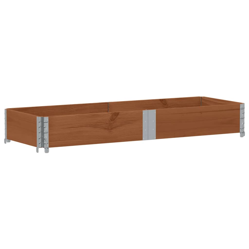 Pallet Collar Brown 150x50 cm Solid Wood Pine