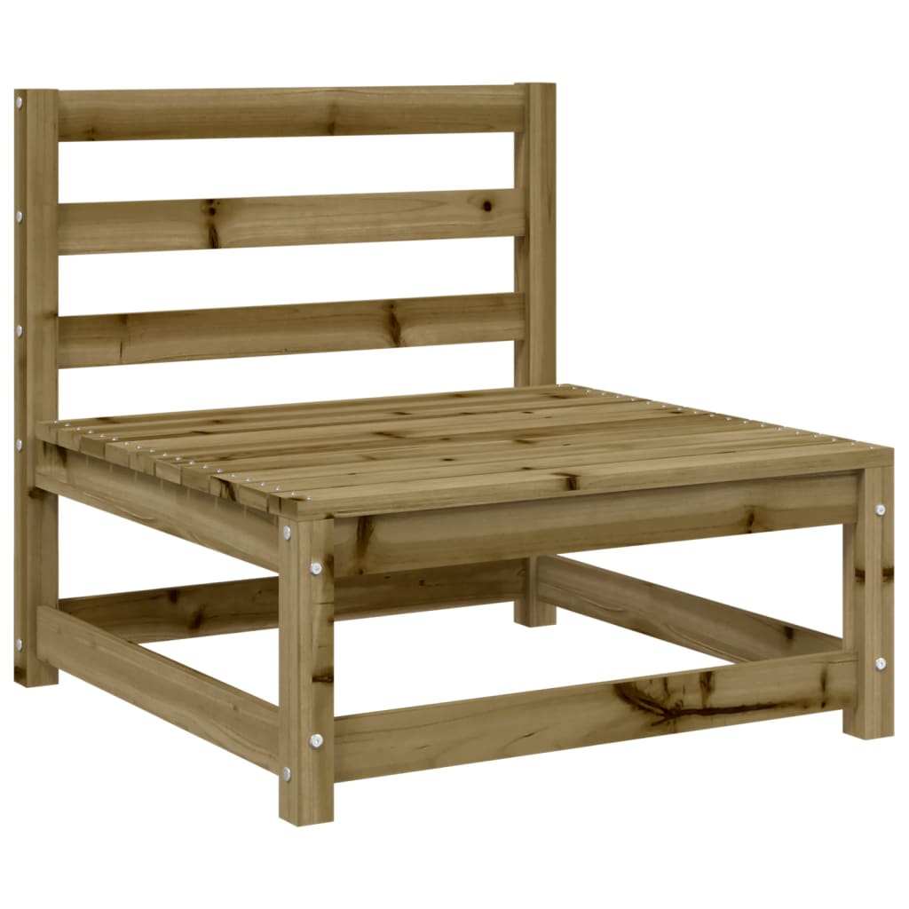 Garden Sofa Set | Natural Pine | Solid Pine Wood | 5 Piece | Modular