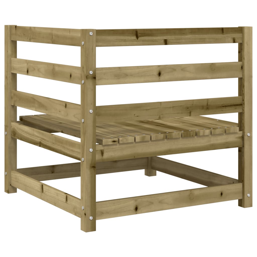 Garden Sofa Set | Natural Pine | Solid Pine Wood | 5 Piece | Modular
