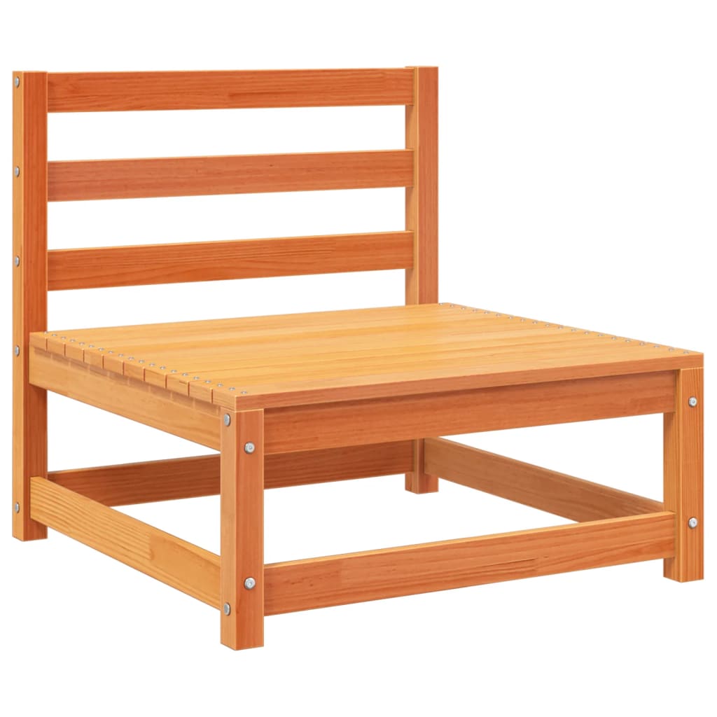 Garden Sofa Set | Wax Brown | Solid Pine Wood | Large | Breathable Design