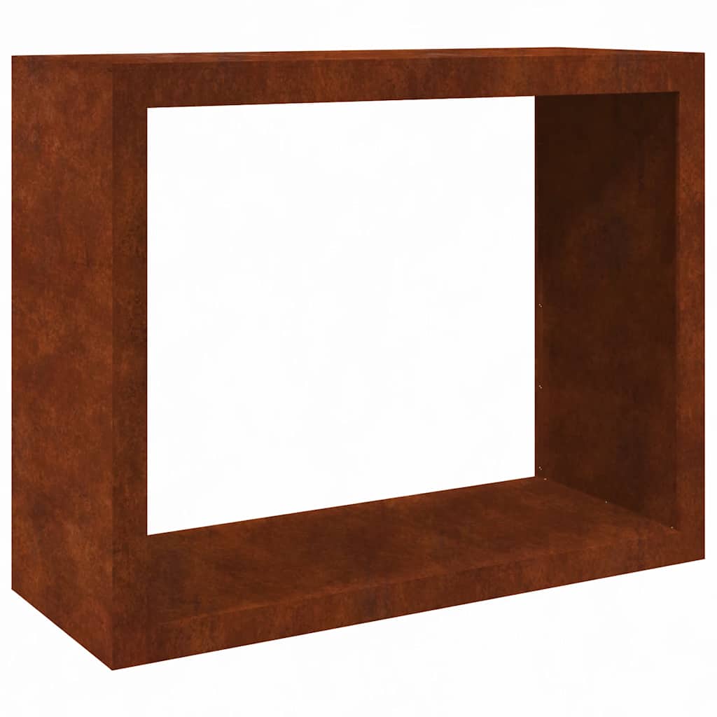 Firewood Rack 100x40x80 cm Weathering Steel
