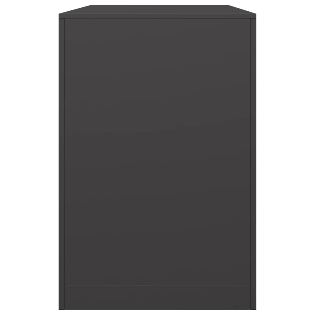 Firewood Rack Black 100x40x60 cm Steel