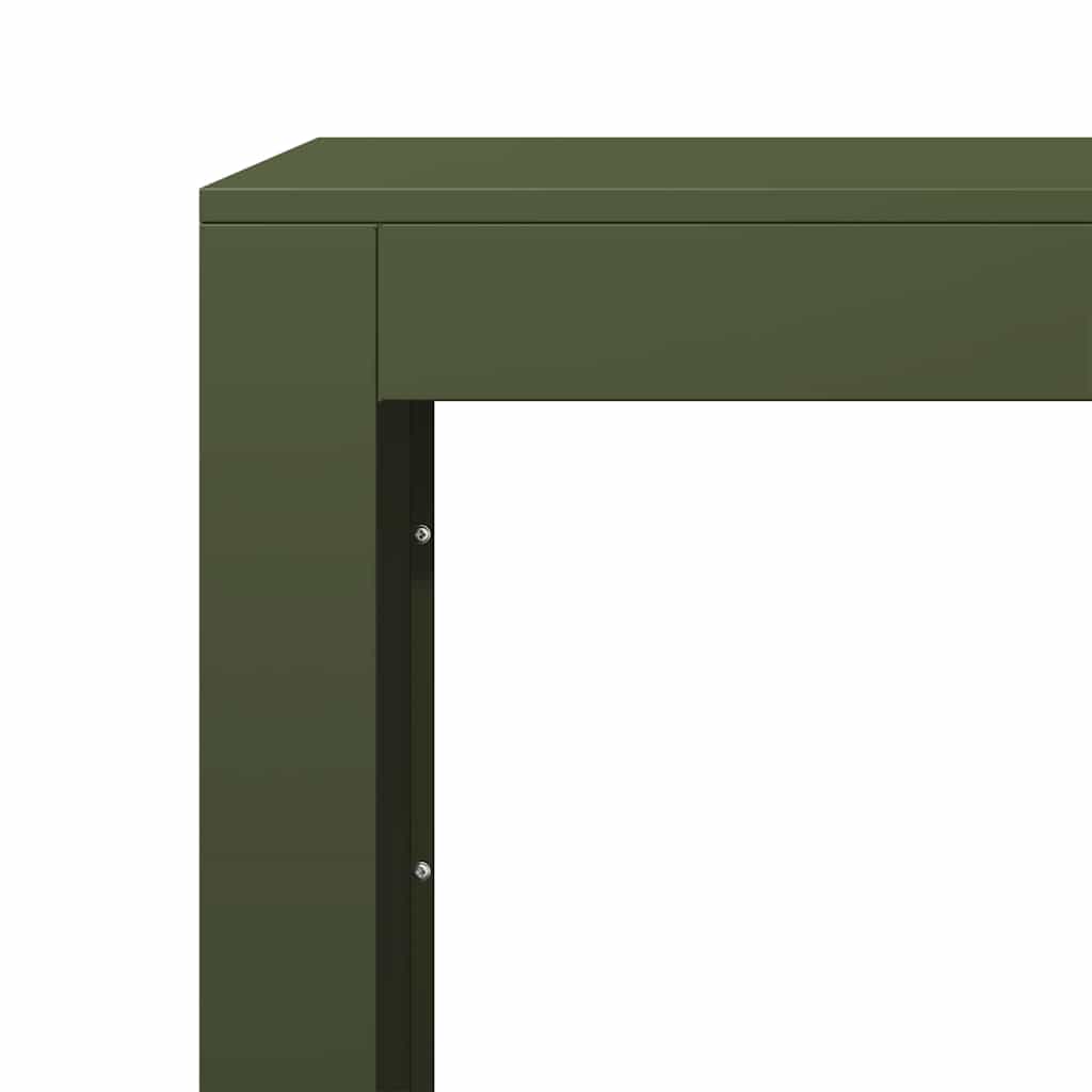 Firewood Rack Green 60x40x100 cm Steel