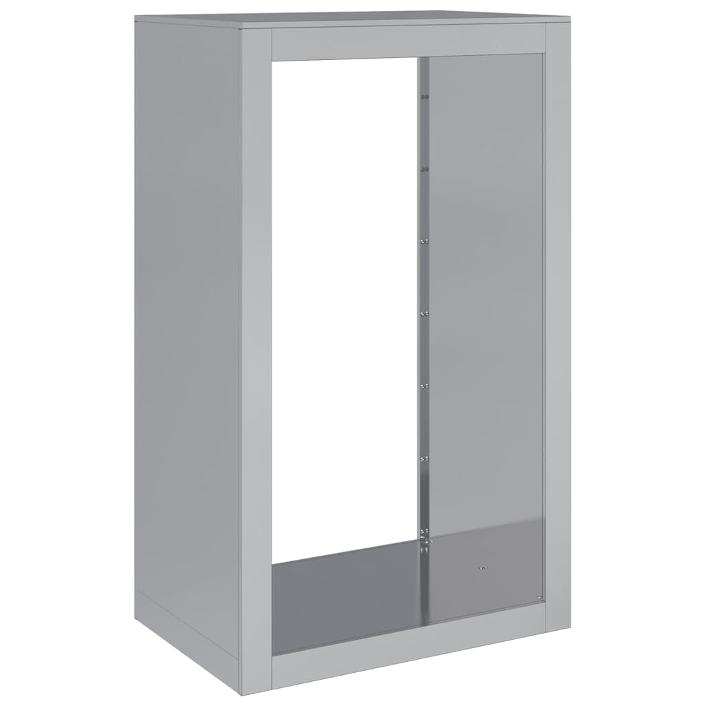 Firewood Rack 60x40x100 cm Galvanised Steel