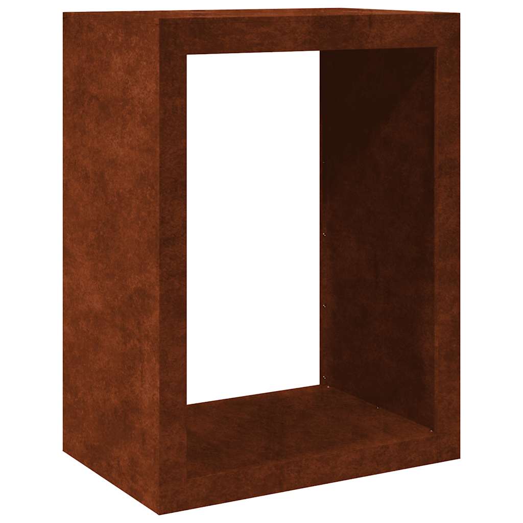 Firewood Rack 60x40x80 cm Weathering Steel
