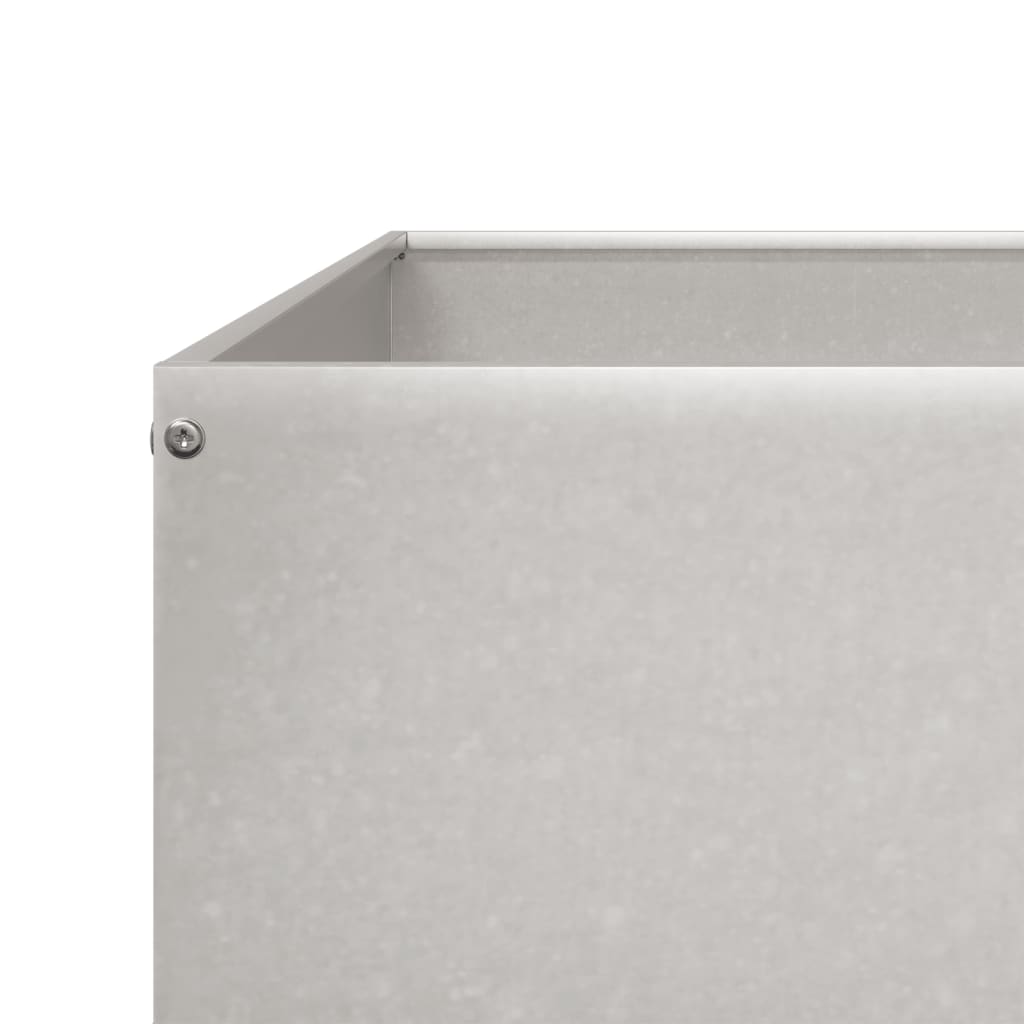 Garden Raised Bed 100x100x41 cm Stainless Steel