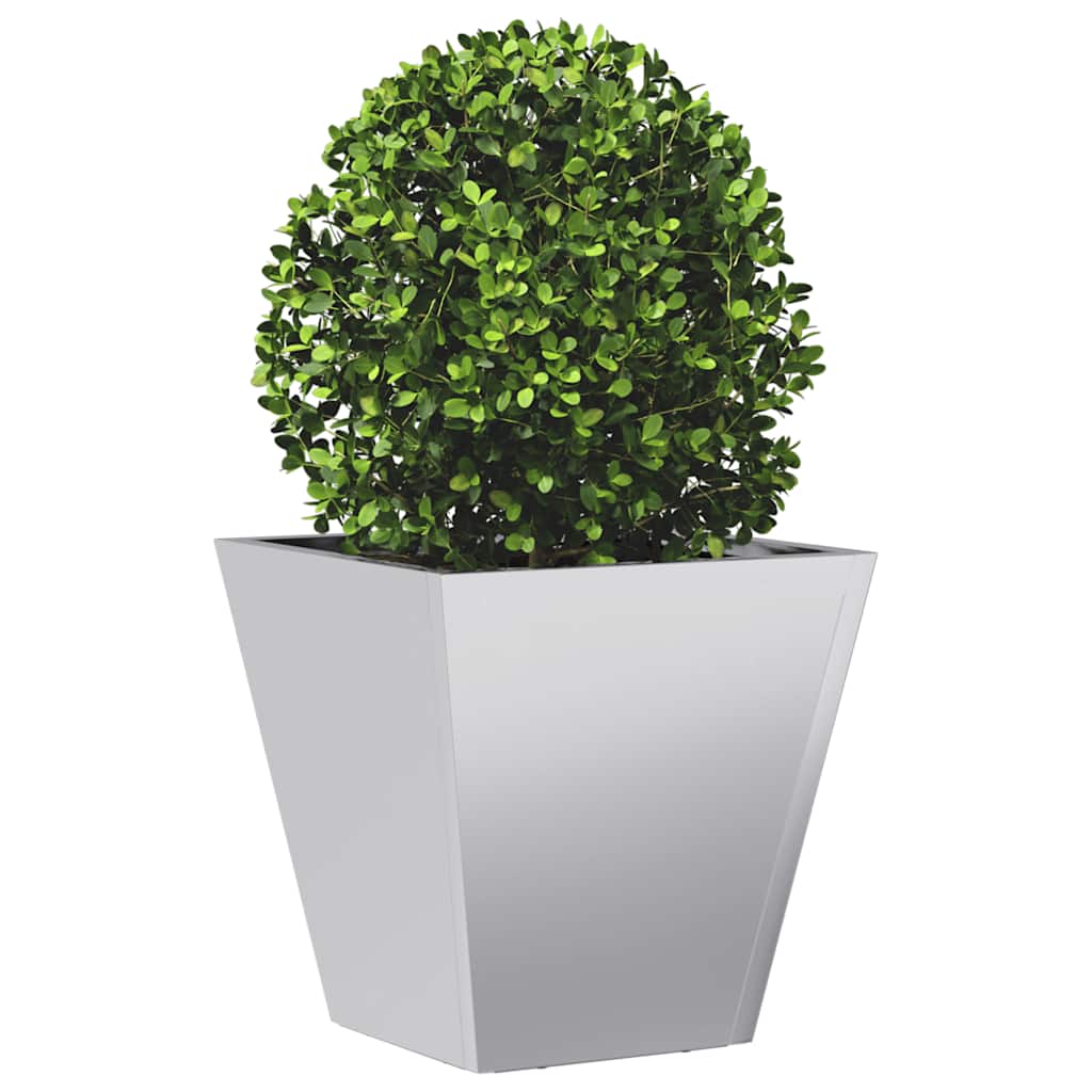 Garden Planters 40x40x40 cm 2 pcs Galvanised Steel