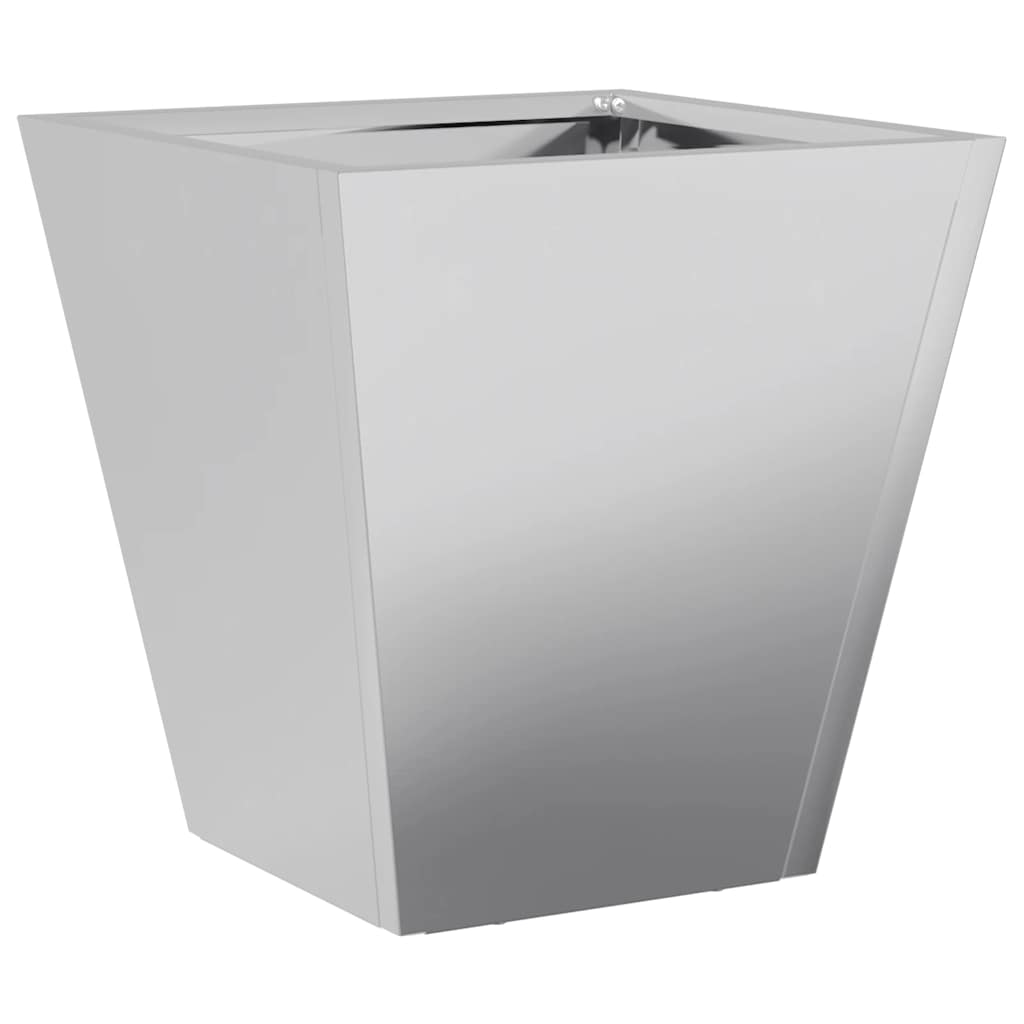 Garden Planters 40x40x40 cm 2 pcs Galvanised Steel