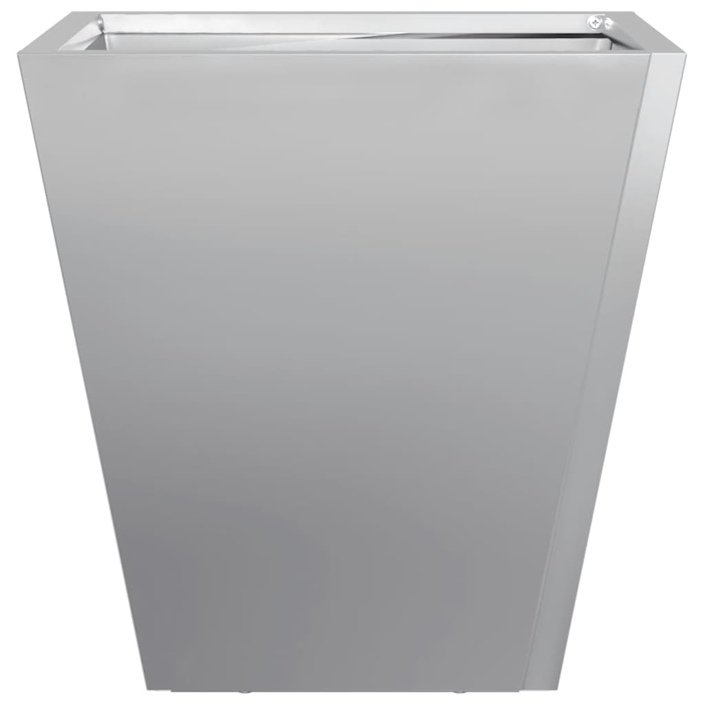 Garden Planters 40x40x40 cm 2 pcs Galvanised Steel